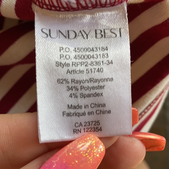Sunday Best Striped Dress ~ Aritzia - Picture 4 of 4